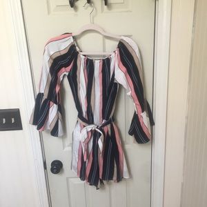 & Merci Dress off the shoulder romper